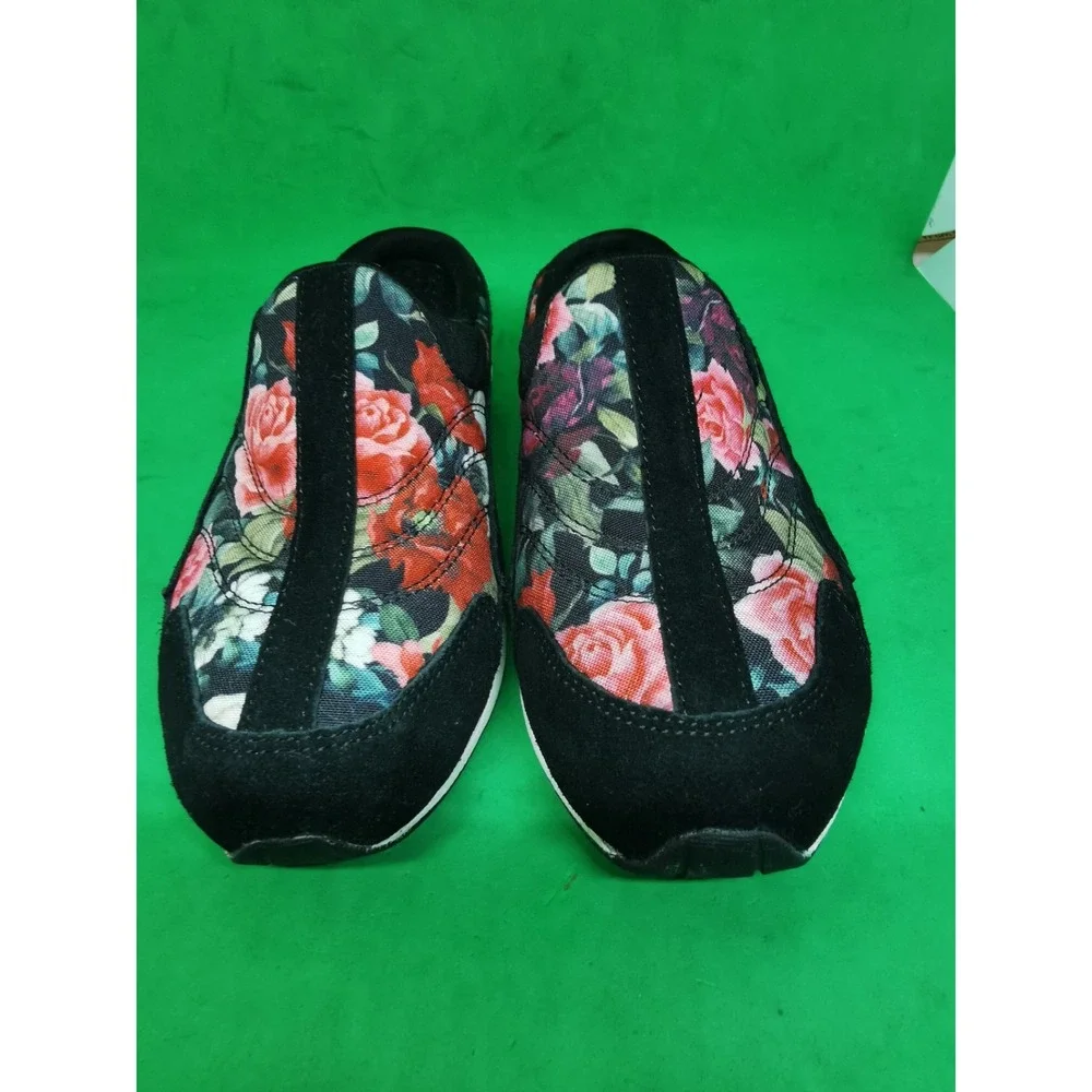 Easy Spirit Women's Rose Flower Slip On Settime TravelTime Mule Clogs Size 6 M